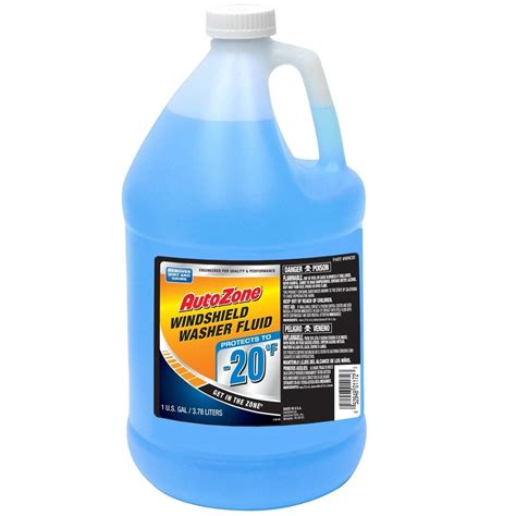  Shop for ShopPro 0 Degree Windshield Washer Fluid 1 Gallon with confidence at AutoZone.com. Parts are just part of what we do. Get yours online today and pick up in store. 